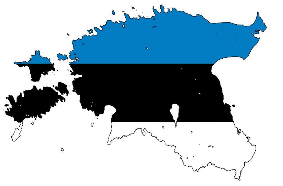 peta Estonia bendera