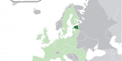 Estonia pada peta eropah