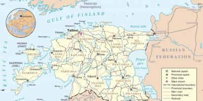 Estonia dalam peta